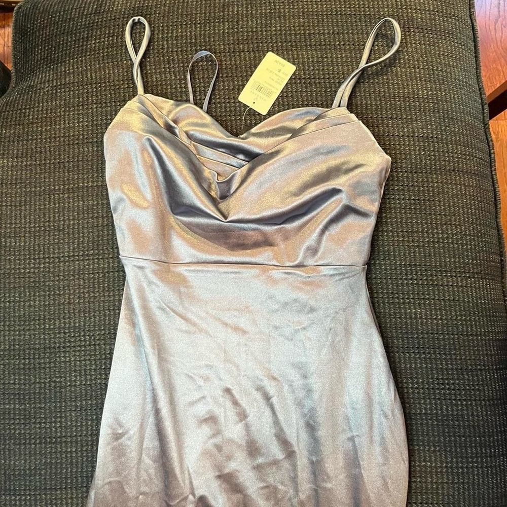 **Light Blue Formal Dress - Size S**